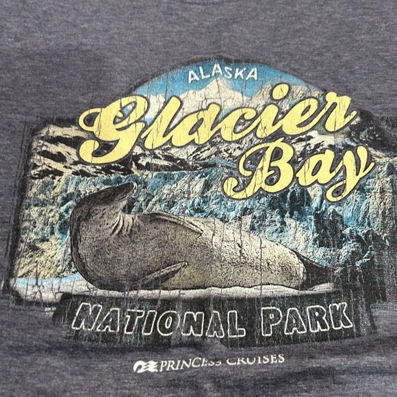 Princess Cruise Alaska Graphic Tee Size Large - Picture 2 of 3